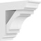 Ekena Millwork Standard Merced Architectural Grade PVC Bracket with Traditional Ends, 5"W x 12"D x 12"H BKTP05X12X12MRC01 - alternate 1
